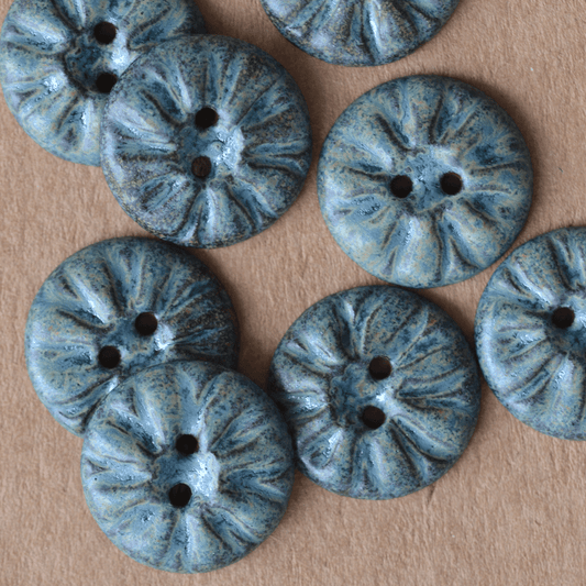6pcs. 23mm ceramic buttons Birmingham light