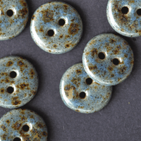 9 pcs. 15-16mm ceramic buttons storm