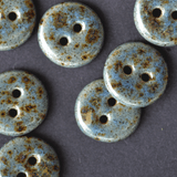 9 pcs. 15-16mm ceramic buttons storm