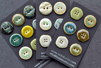(v2) 22-23mm mixed green button sets