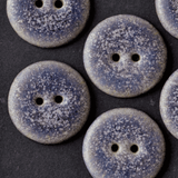 6 pcs. 23mm  ceramic buttons purple sugar