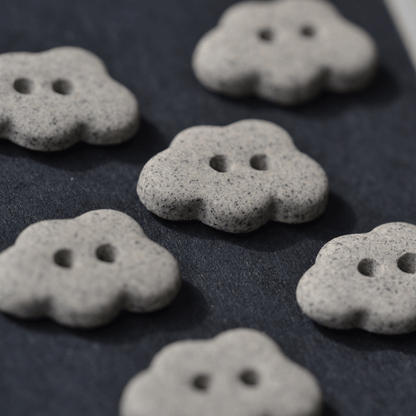 18mm ceramic buttons clouds