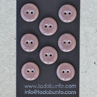 17/18mm porcelain buttons muave