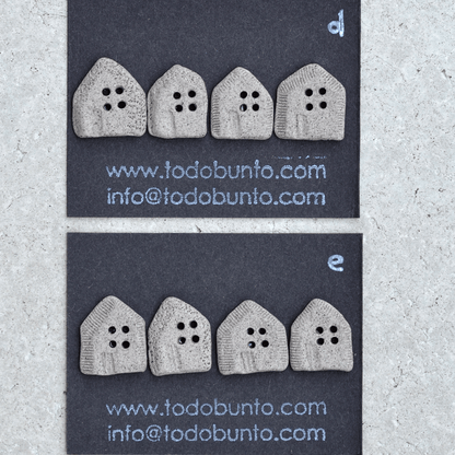 ceramic buttons houses