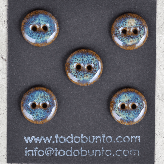 5 pcs. 15/16mm ceramic buttons