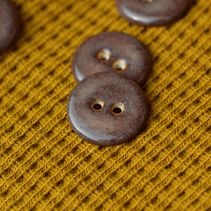 18mm ceramic buttons smokey merlot