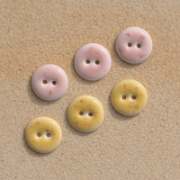8 pcs. 17-18mm  porcelain  buttons morganit