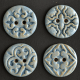 6 pcs. 23mm ceramic buttons Porto