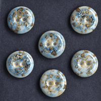 17/18mm porcelain buttons sea salt