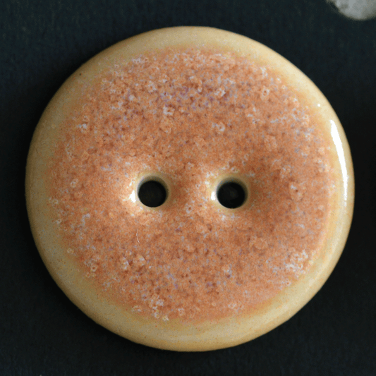 4 pcs. 22-23mm porcelain buttons papaya