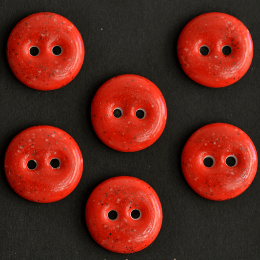 15/16mm porcelain buttons strawberry