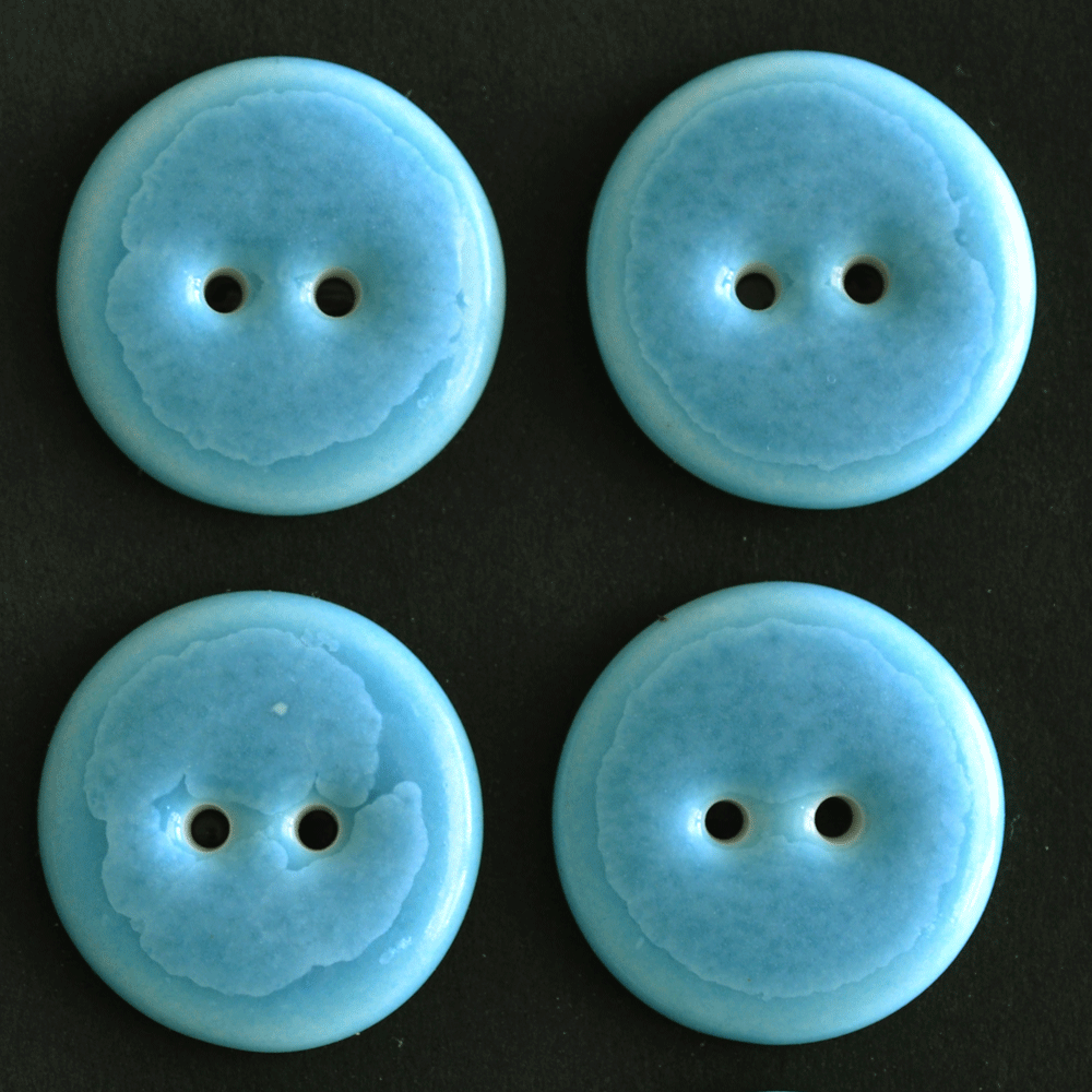 22mm porcelain buttons lagoon