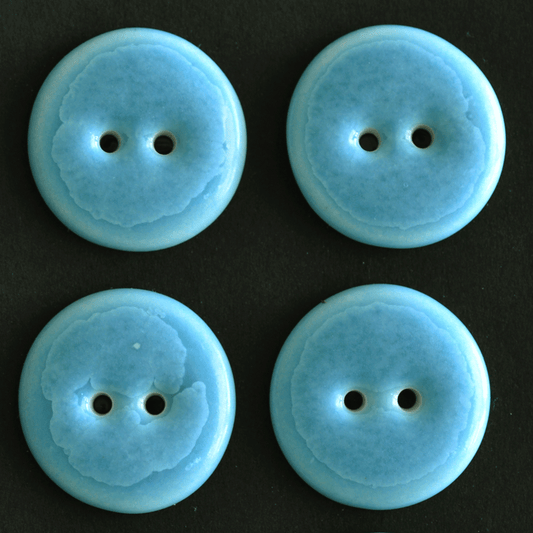 22mm porcelain buttons lagoon