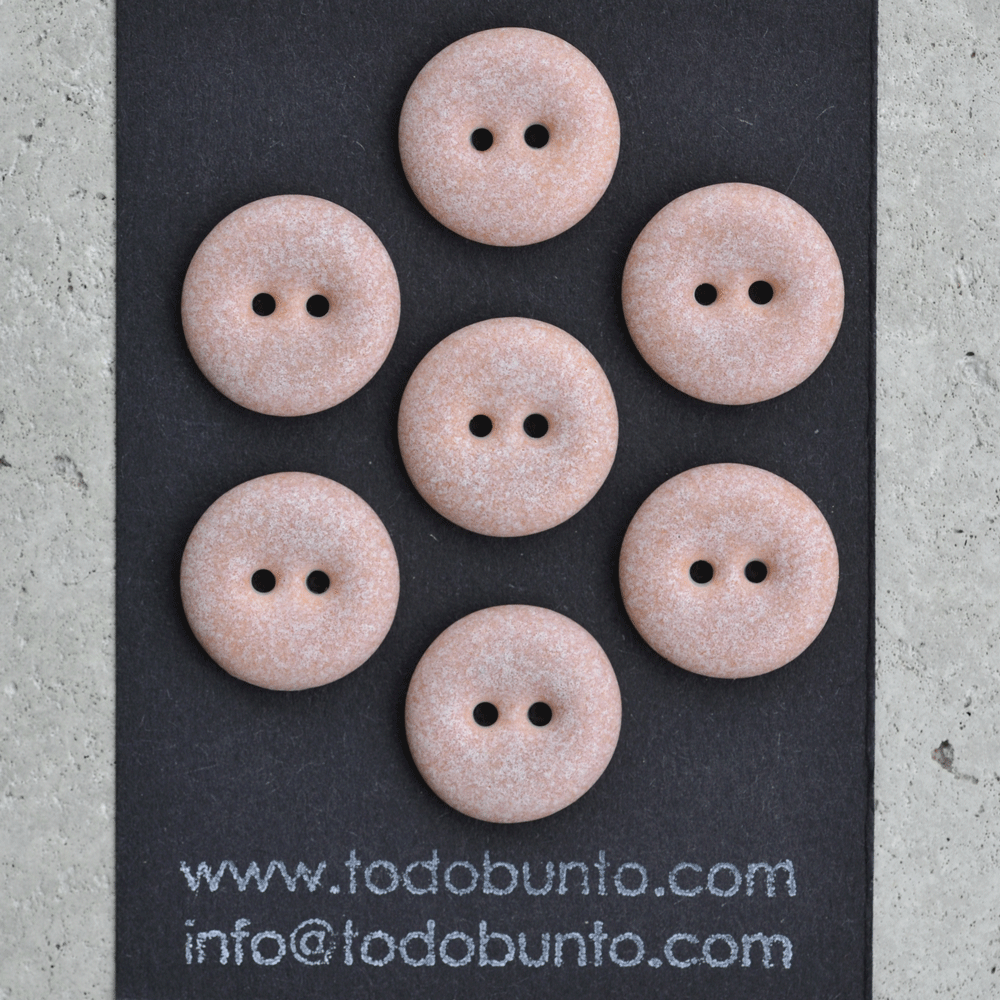 17/18mm porcelain buttons rose rock