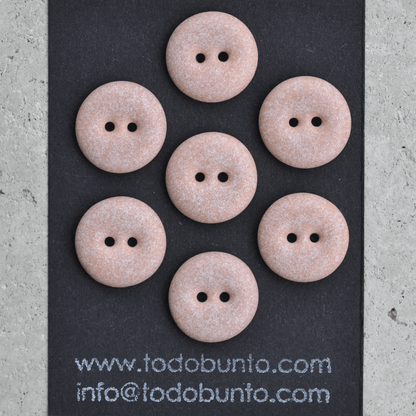 17/18mm porcelain buttons rose rock