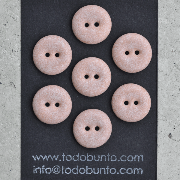 17/18mm porcelain buttons rose rock