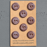 18mm ceramic buttons curls (merlot)