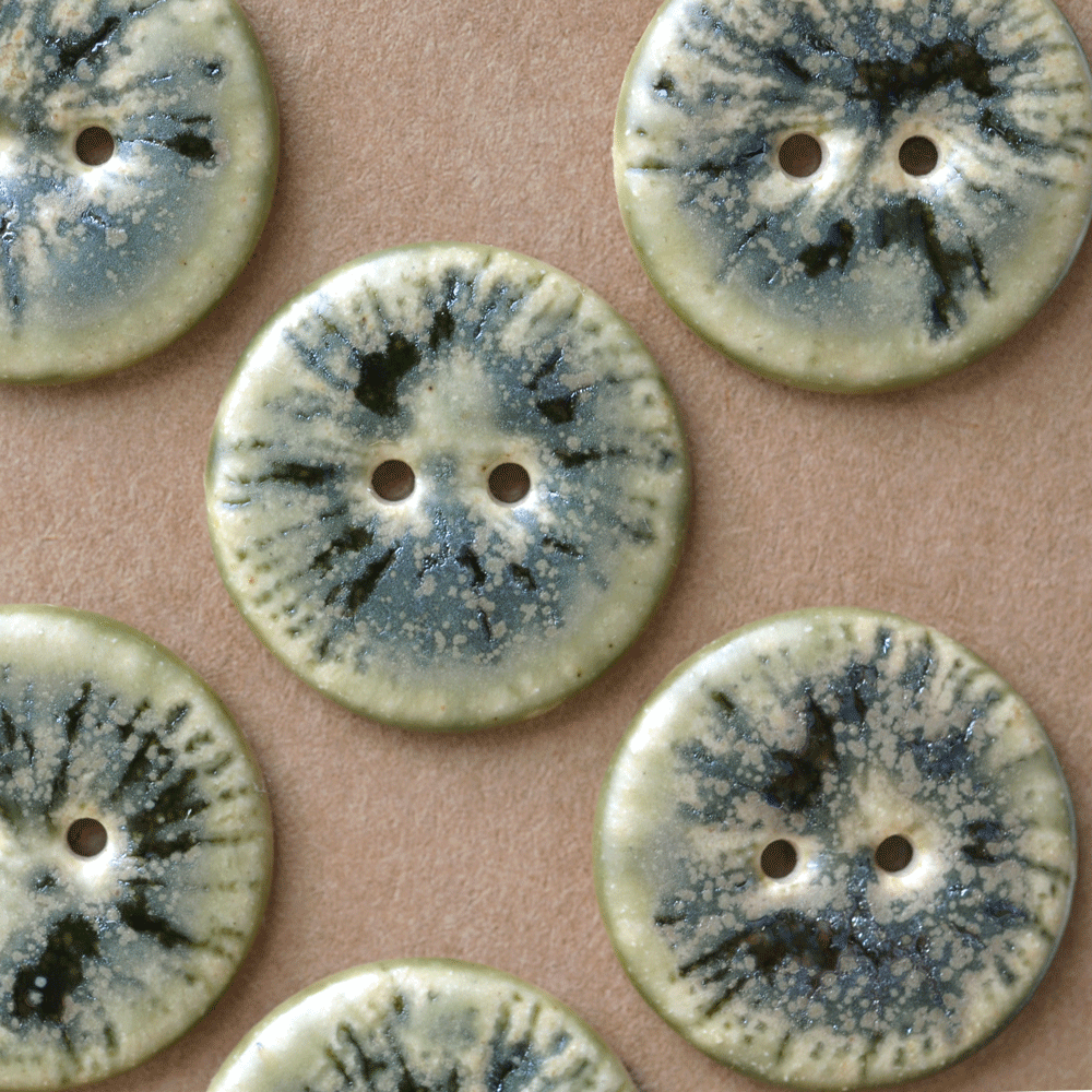 4 pcs. 23mm ceramic buttons splash
