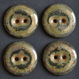 4 pcs. 23mm ceramic buttons swamp