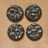23 mm ceramic buttons wave