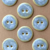8 pcs. 22 mm porcelain buttons sky