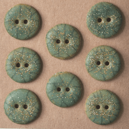 18mm ceramic buttons moss