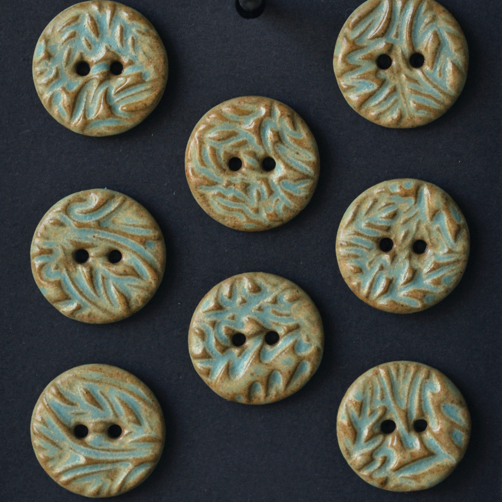 18mm ceramic buttons shabby chic