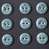 9 pcs. 15-16 mm porcelain buttons twigs