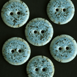 21 mm porcelain buttons blue spruce