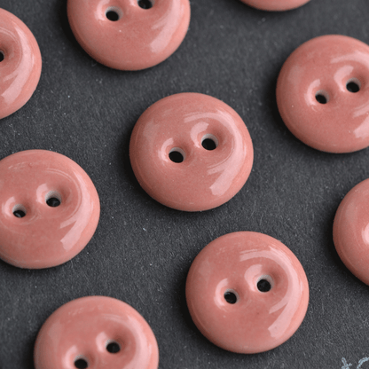 15-16mm porcelain buttons rosewood