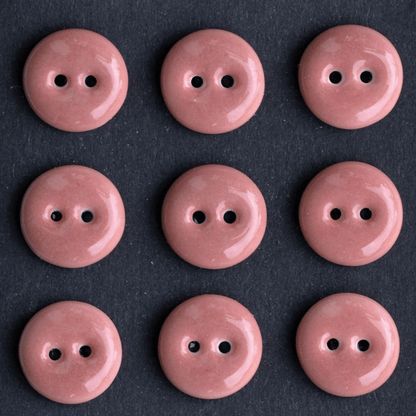 15-16mm porcelain buttons rosewood