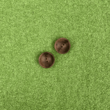 Knopf Rund Braun mit braunen Flecken 23 mm
